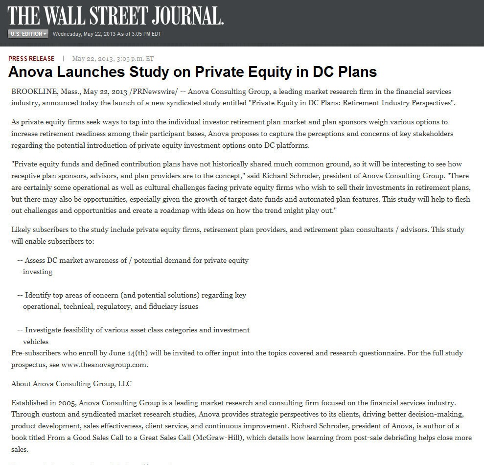 DC Plan Private Equity