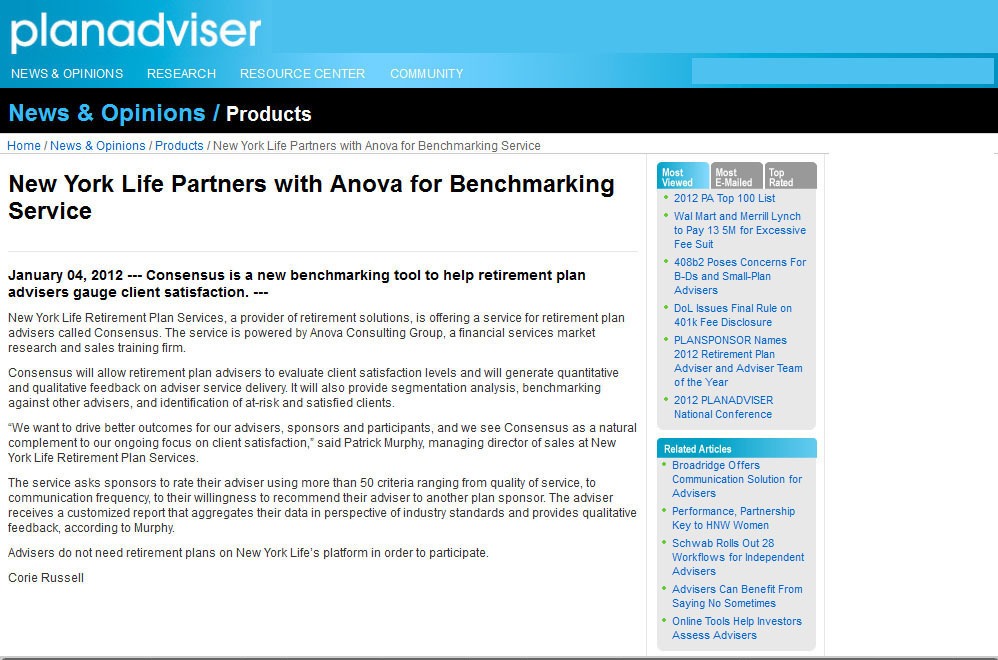 New-York-Life-Partners-with-Anova-for-Benchmarking-Service